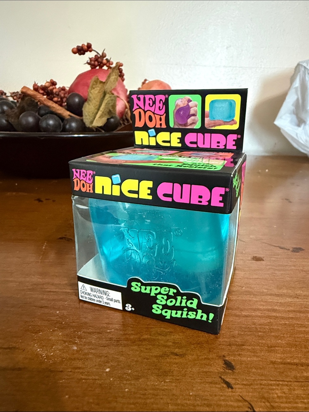 NeeDoh Nice Cube Blue Nee in box Sealed
